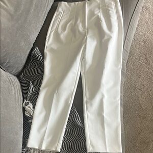 Zara Crisp White Pants